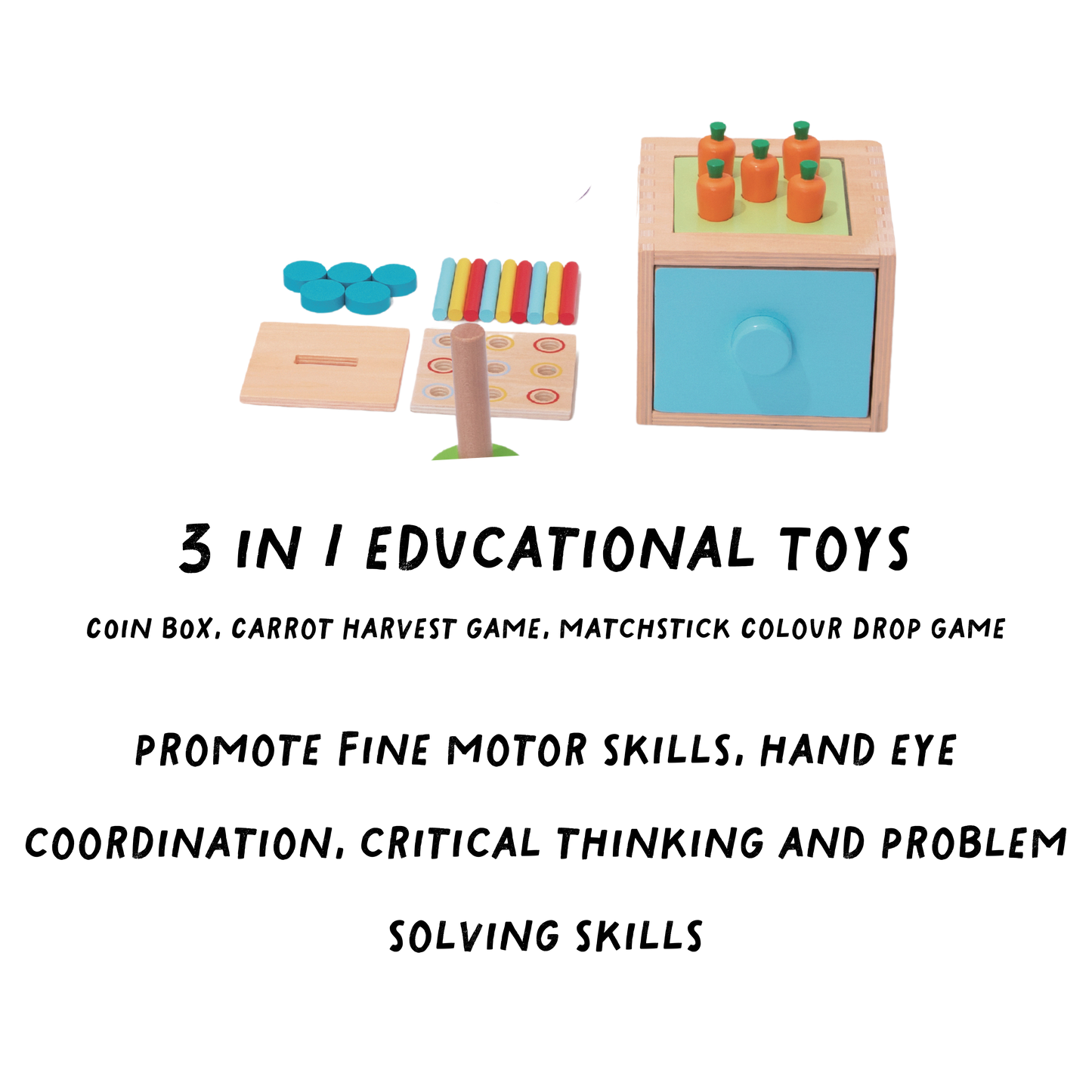 3 in 1 Educational Toy